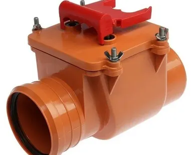 фото Клапан обратный прямой канализация ф110