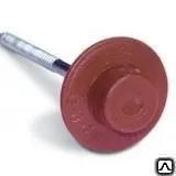 фото Гвозди для листов Ондулин красные, 100 шт