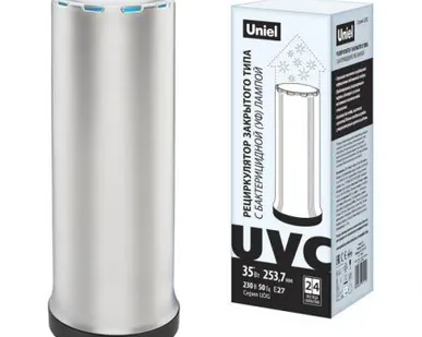 фото Рециркулятор UDG-T30A UVCB WHITE/BLACK