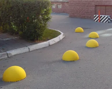 фото Бетонное ограждение площадок "Полусфера" 500х250, 400х300, 520х300