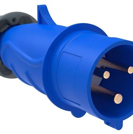 Фото №0 Вилка эл. каб. 16А 2P+PE 220В IP44 MAGNUM ССИ-013 ИЭК PSN01-016-3