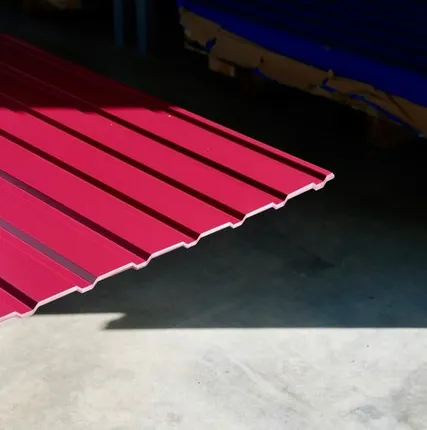 Фото №0 Профлист С-10 / красный / 0.45 мм. - RAL 3005 / Винно-красный - Глянцевая - с ЛКП - Второй - С-10 - Стандартные - Розница
