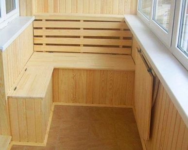 фото Внутренняя отделка и утепление балконов