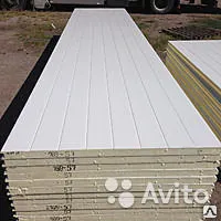 фото Сэндвич панели PIR 40мм под размер, 11,99 м