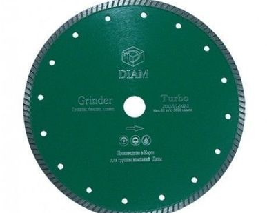 фото Алмазный круг для сухой резки Turbo Grinder 230 (М14 с фланцем)