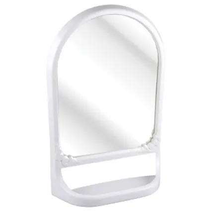 Фото №0 Зеркало с полкой Альтернатива белое М3130