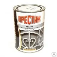 Фото №0 Эмаль кузнечная ПРЕСТИЖ графит бордовая 0,9 л
