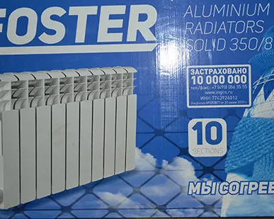 фото Радиатор алюминиевый FOSTER SOLID