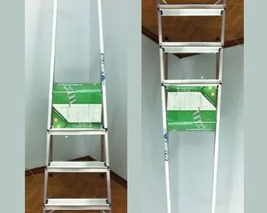 фото Стремянка алюминиевая 4 ступени