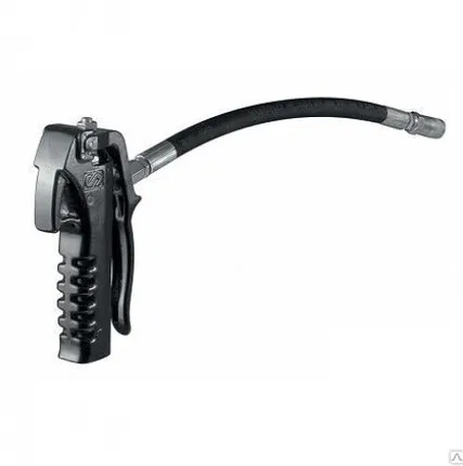 Фото №0 Пистолет для раздачи консистентной смазки с Z-образным шарниром и резиновым