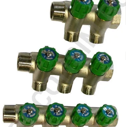 Фото №0 Коллектор распределительный SEAGULL с регулировочными вентилями