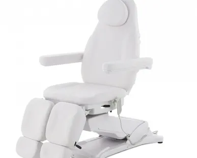 фото Педикюрное кресло с электроприводом ММКП-2 (КО-190DP-00) два мотора, цвет белый MedMos