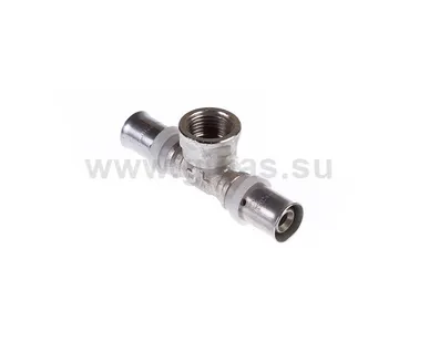 фото Тройник пресс с переходом на вн. р. 20х1/2"20 (уп.10/80)