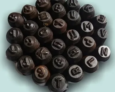 фото Клеймо буквенное стальное №4