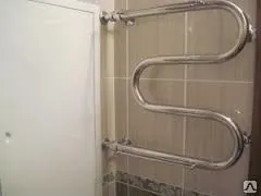 Фото №0 Установка полотенцесушителя