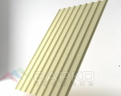 фото Профлист НС-20 - 1150 мм (1100 мм) 00000690/7 RAL 1014 Полиэстер 0.7