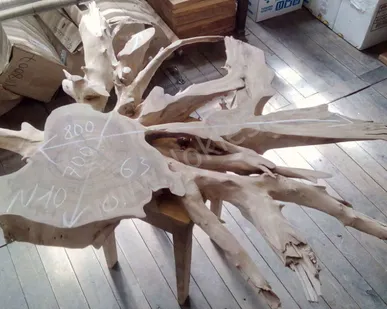 фото Спил корня № 10 обработанный карагач 63х700х800