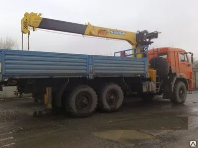 Фото №0 Кран-манипулятор SOOSAN SCS736 на шасси КАМАЗ-43118. (Новый)