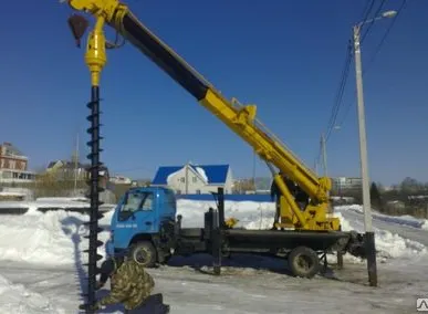 фото Бурение под фундамент