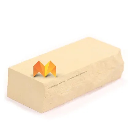 Фото №0 Кирпич Simat «Желтый» рустированный полнотелый одинарный М-175 (Ложковый)