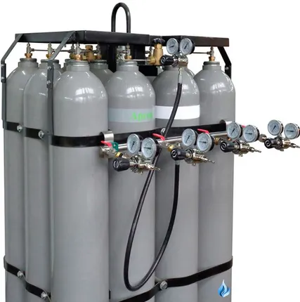 Фото №0 Моноблок газовый на 16 баллонов МБ-16-50-150 для аргона