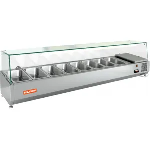 фото Витрина холодильная настольная HICOLD VRX 1800 1/3