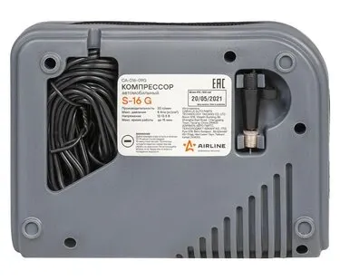 фото Автомобильный компрессор Airline S-16 G 16 л/мин 8 атм
