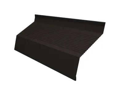 фото Ламель жалюзи Milan new gofr 0,5 Atlas с пленкой RR 32 темно-коричневый