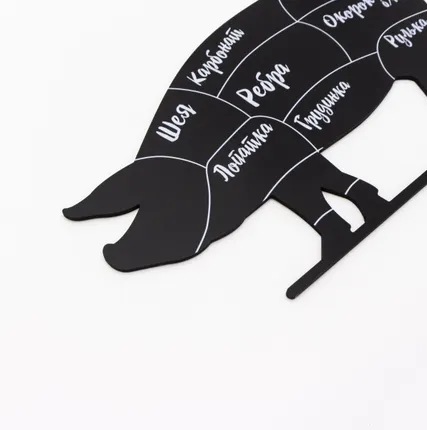 Фото №0 Меловая табличка «Хрюшка» BB PIG PRINT с печатью