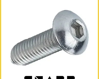 фото Винт полукр/гл внутр/ш ISO 7380-1 А2 м6х20