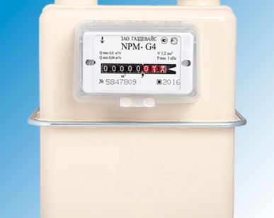 фото Счетчик газа G-4 NPM п-л