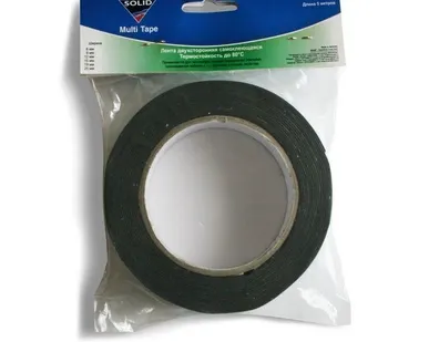 фото Двухсторонняя клеющая лента SOLID MULTI TAPE 25 мм х 5 м (арт. 383.2505)