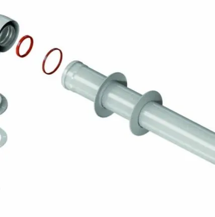 Фото №0 Комплект коаксиального дымохода Federica Bugatti 60/100 750 со стандартным наконечником