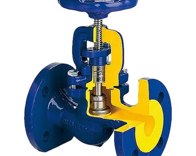 фото Вентиль запорный Zetkama, 320х200х400, DN80, Kv115