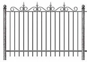 Фото №0 Кованый забор art-Z-4