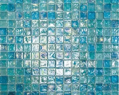 фото Мозаика Elada Luster Glass M8LА342 голубой микс 32.7x32.7