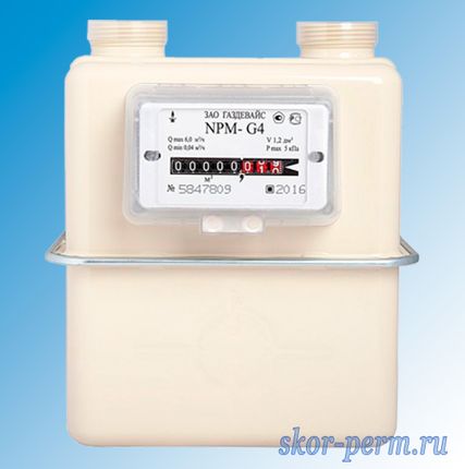 Фото №0 Счетчик газа G-4 NPM п-л