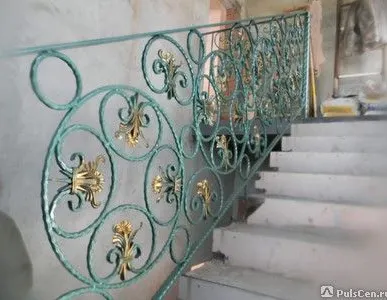 фото Перила кованые