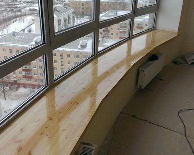 фото Ламинированные подоконники