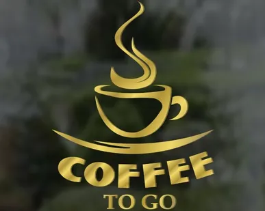 фото Наклейка "Coffee to go"