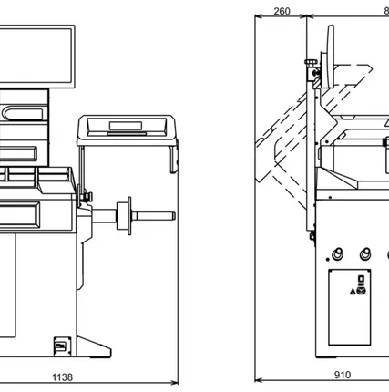 Фото №1 Стенд балансировочный модель iPRO BM2