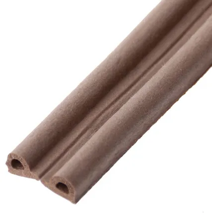 Фото №0 Уплотнитель двухполосный Tytan Professional для окон и дверей P100 (9ммx5,5мм) коричневый