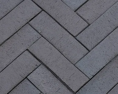 фото Клинкерная брусчатка ЛСР Штутгарт графитовый лонг, 250*80*50 мм