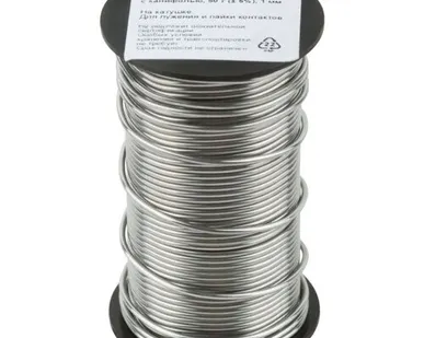 фото Припой с канифолью D 1 мм, 50 г, POS61