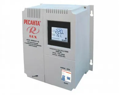 фото Стабилизатор АСН-3000 Н/1-Ц Ресанта Lux