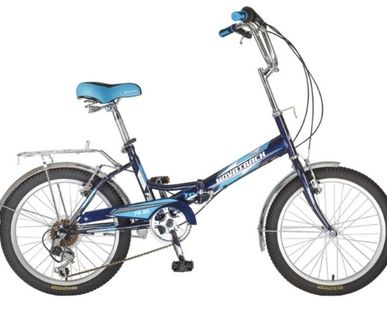 фото Велосипед NOVATRACK FS30 синий 20" 6 скор.