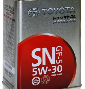 фото Моторное масло TOYOTA SN/GF 5W30 4L (Япония)
