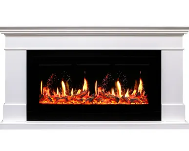 фото Каминокомплект California под Vis 42, белый + Royal Flame 5DVART40