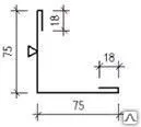фото Планка угла наружного ПУН 75х75х2000 Ecosteel