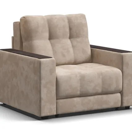 Фото №0 Кресло-кровать BOSS 2.0 велюр Alkantara пепел